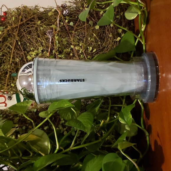 Rare STARBUCKS Insulated Diamond Globe Frappuccino Venti Cup - Picture 5 of 8